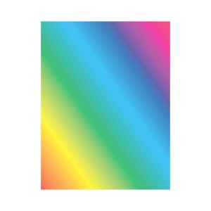Etiqueta Adhesiva uso Foil Color Arcoiris