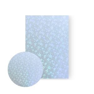 Laminado en Frío Efecto Holográfico Florecitas 10paq