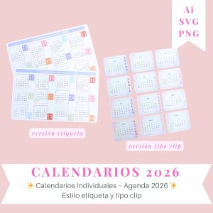 Calendarios Individuales Agenda Archivo Digital