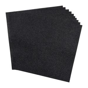 Cartulina Diamantada Glitter 10 paq Negra