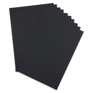 Cartulina Lisa Negra Uso Foil Paq.10